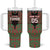Custom Aotearoa Tuhoe Tumbler With Handle Maori Pattern New Zealand - Polynesian Pride