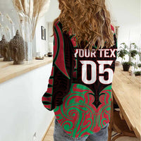 Custom Aotearoa Tuhoe Women Casual Shirt Maori Pattern New Zealand - Polynesian Pride