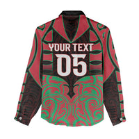 Custom Aotearoa Tuhoe Women Casual Shirt Maori Pattern New Zealand - Polynesian Pride