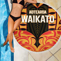 Aotearoa Waikato Beach Blanket Maori Pattern New Zealand - Polynesian Pride