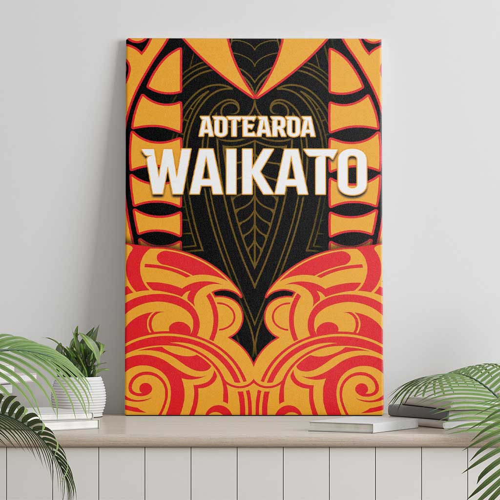 Aotearoa Waikato Canvas Wall Art Maori Pattern New Zealand - Polynesian Pride