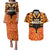 Custom Aotearoa Waikato Couples Matching Puletasi and Hawaiian Shirt Maori Pattern New Zealand - Polynesian Pride