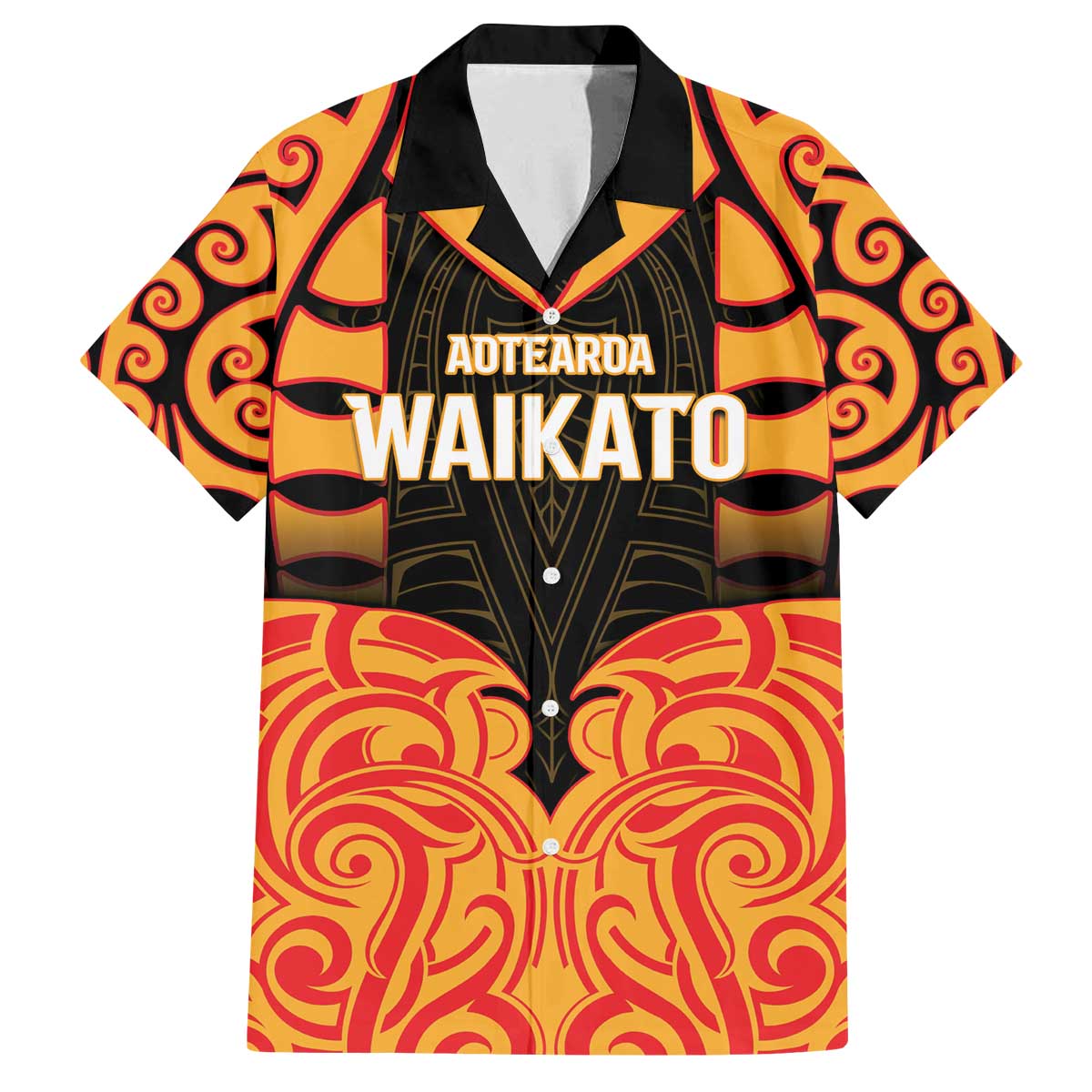 Custom Aotearoa Waikato Family Matching Off The Shoulder Long Sleeve Dress and Hawaiian Shirt Maori Pattern New Zealand - Polynesian Pride