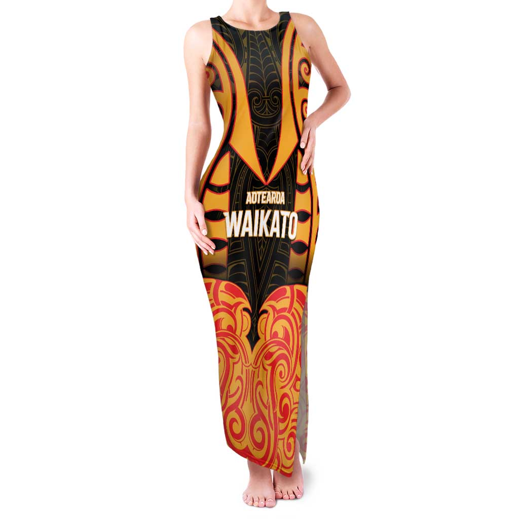 Custom Aotearoa Waikato Family Matching Tank Maxi Dress and Hawaiian Shirt Maori Pattern New Zealand - Polynesian Pride