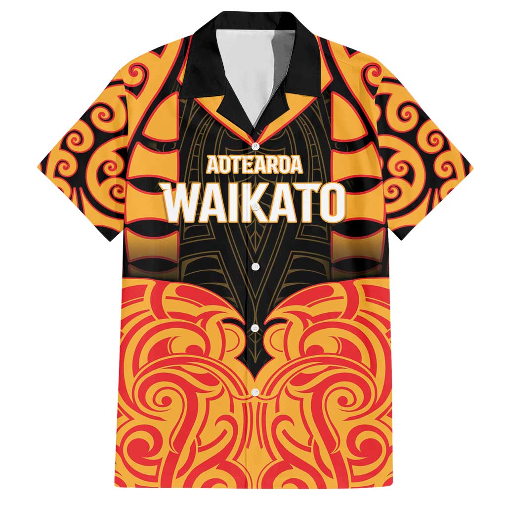 Custom Aotearoa Waikato Hawaiian Shirt Maori Pattern New Zealand - Polynesian Pride