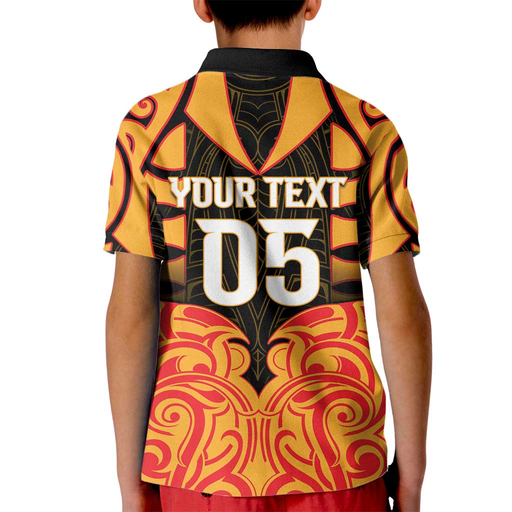 Custom Aotearoa Waikato Kid Polo Shirt Maori Pattern New Zealand - Polynesian Pride