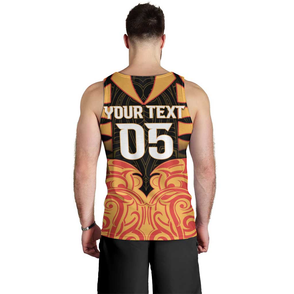Custom Aotearoa Waikato Men Tank Top Maori Pattern New Zealand - Polynesian Pride