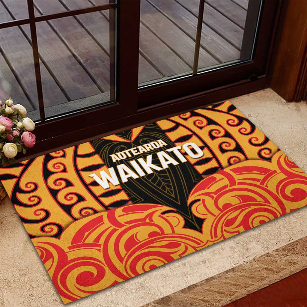 Aotearoa Waikato Rubber Doormat Maori Pattern New Zealand - Polynesian Pride