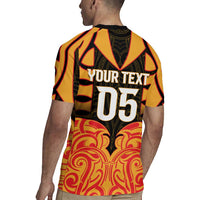 Custom Aotearoa Waikato Rugby Jersey Maori Pattern New Zealand - Polynesian Pride