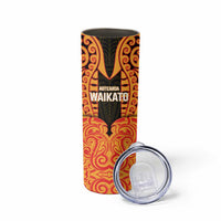 Custom Aotearoa Waikato Skinny Tumbler Maori Pattern New Zealand - Polynesian Pride