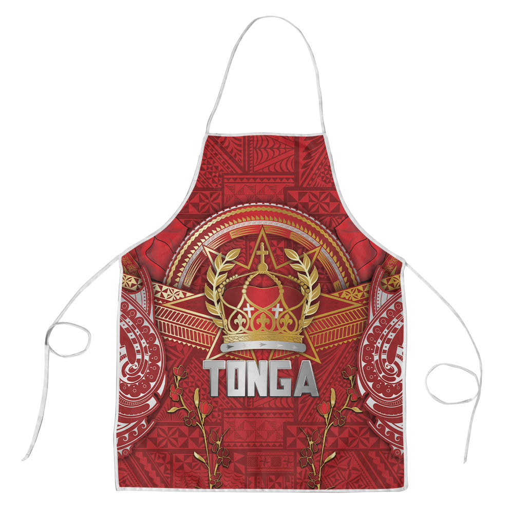 Tonga King's Birthday Apron Gold Royal Crown Tribal Patterns