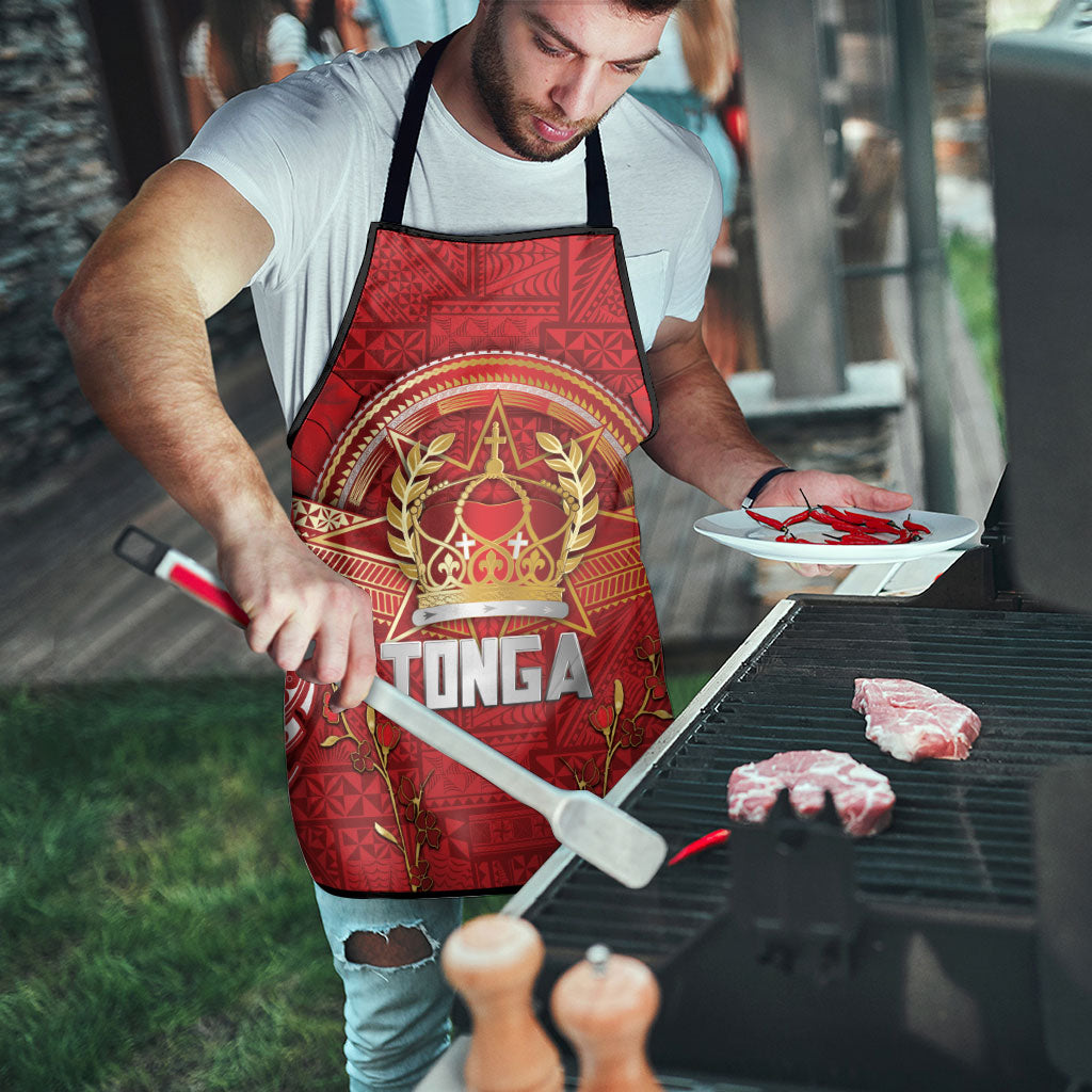 Tonga King's Birthday Apron Gold Royal Crown Tribal Patterns