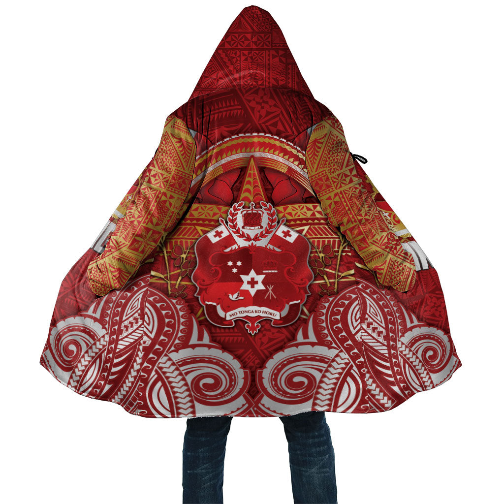 Tonga King's Birthday Cloak Gold Royal Crown Tribal Patterns