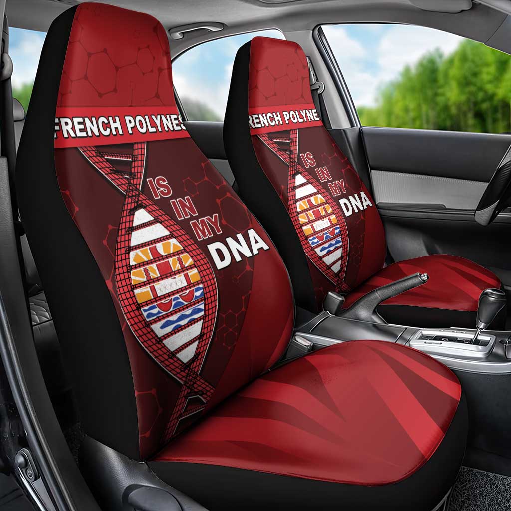 French Polynesia Is In My DNA Car Seat Cover - Polynesian Pride