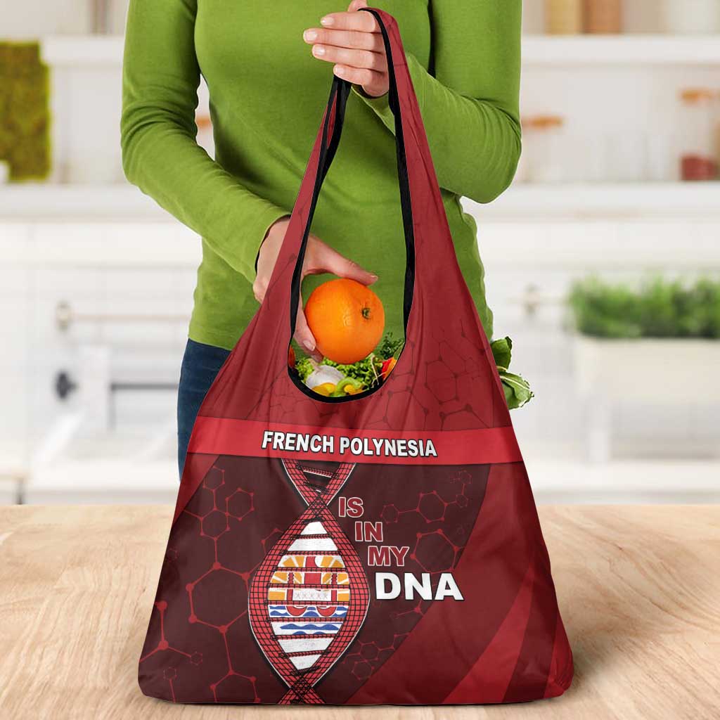 French Polynesia Is In My DNA Grocery Bag - Polynesian Pride