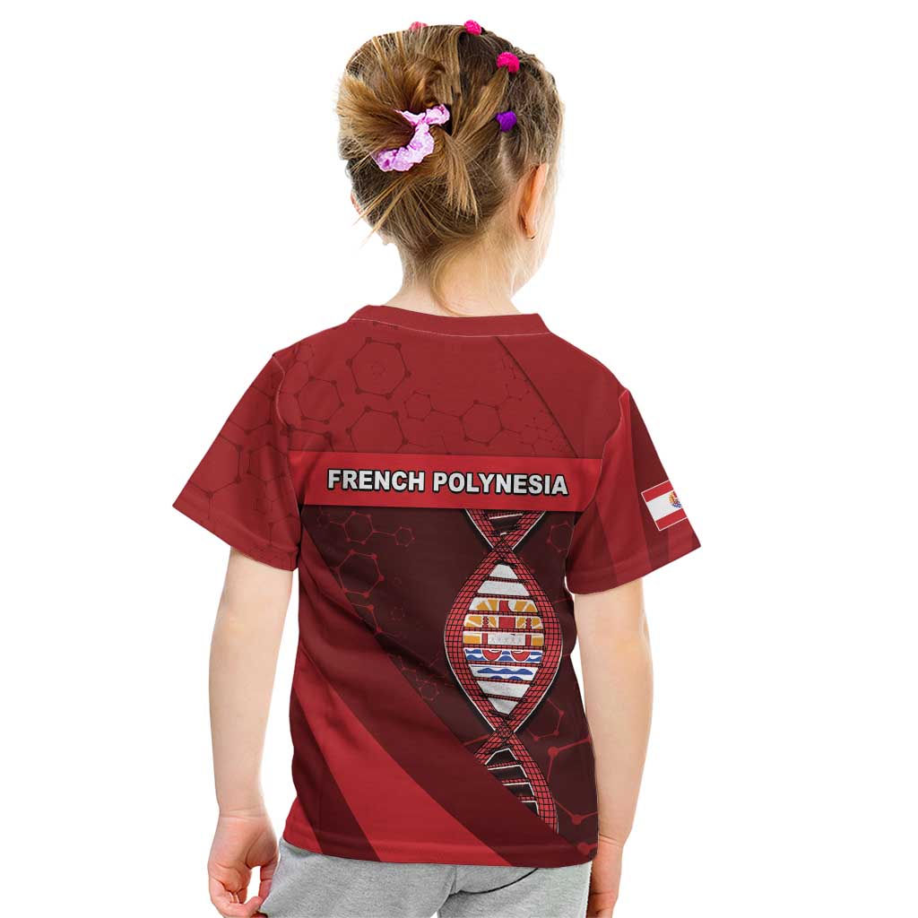 French Polynesia Is In My DNA Kid T Shirt - Polynesian Pride