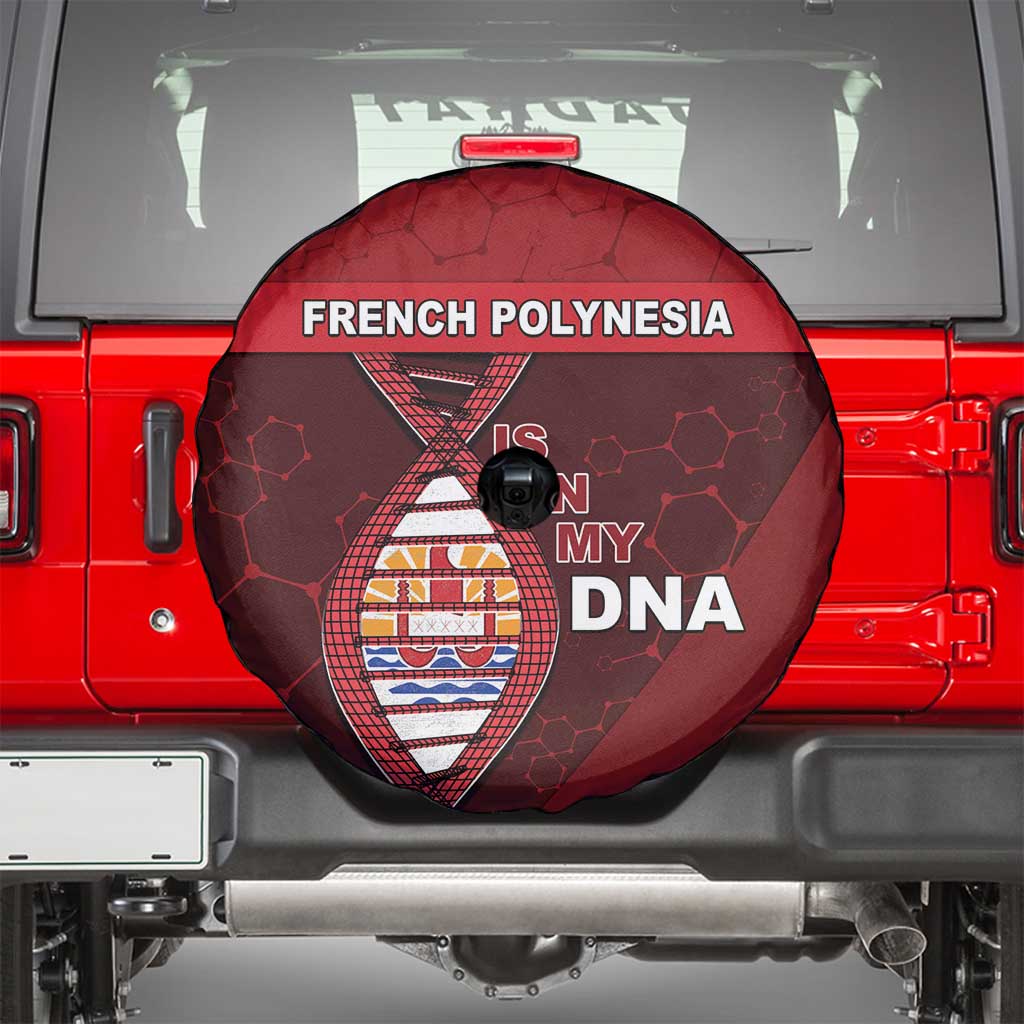 French Polynesia Is In My DNA Spare Tire Cover - Polynesian Pride