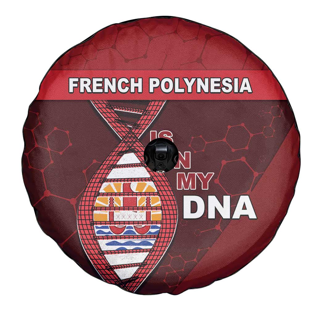 French Polynesia Is In My DNA Spare Tire Cover - Polynesian Pride