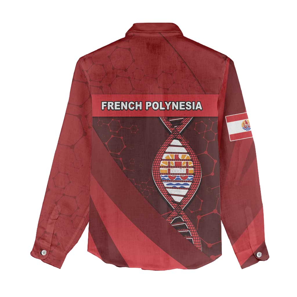 French Polynesia Is In My DNA Women Casual Shirt - Polynesian Pride