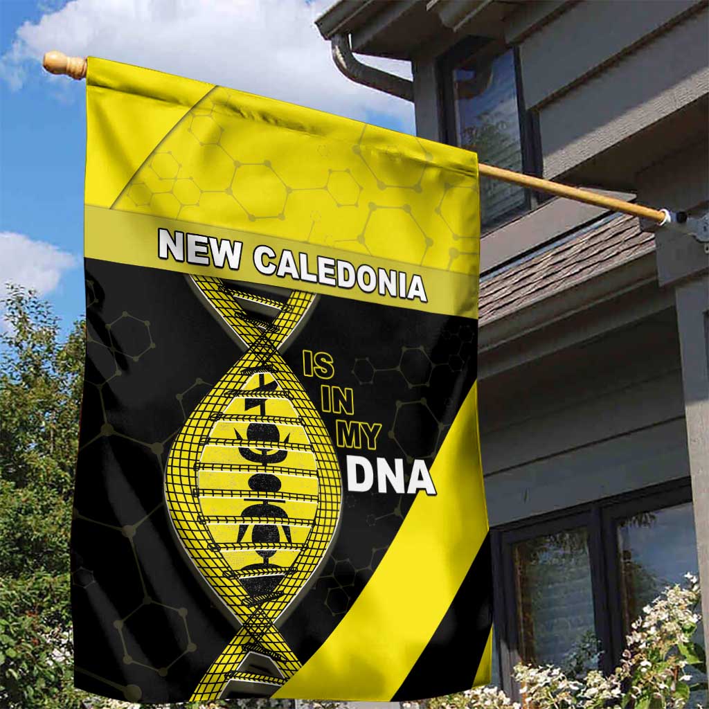 New Caledonia Is In My DNA Garden Flag - Polynesian Pride