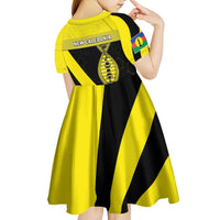 New Caledonia Is In My DNA Kid Short Sleeve Dress - Polynesian Pride
