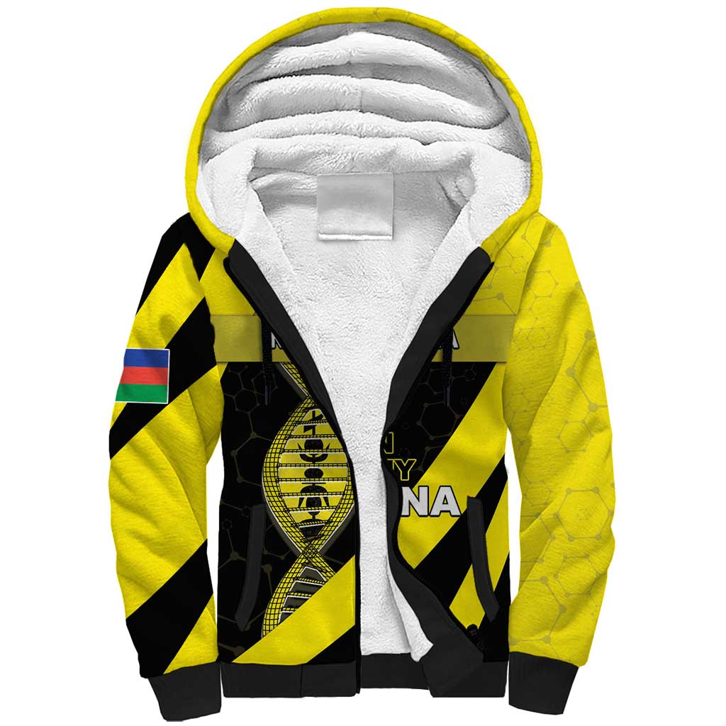 New Caledonia Is In My DNA Sherpa Hoodie DT05 Unisex Yellow - Polynesian Pride