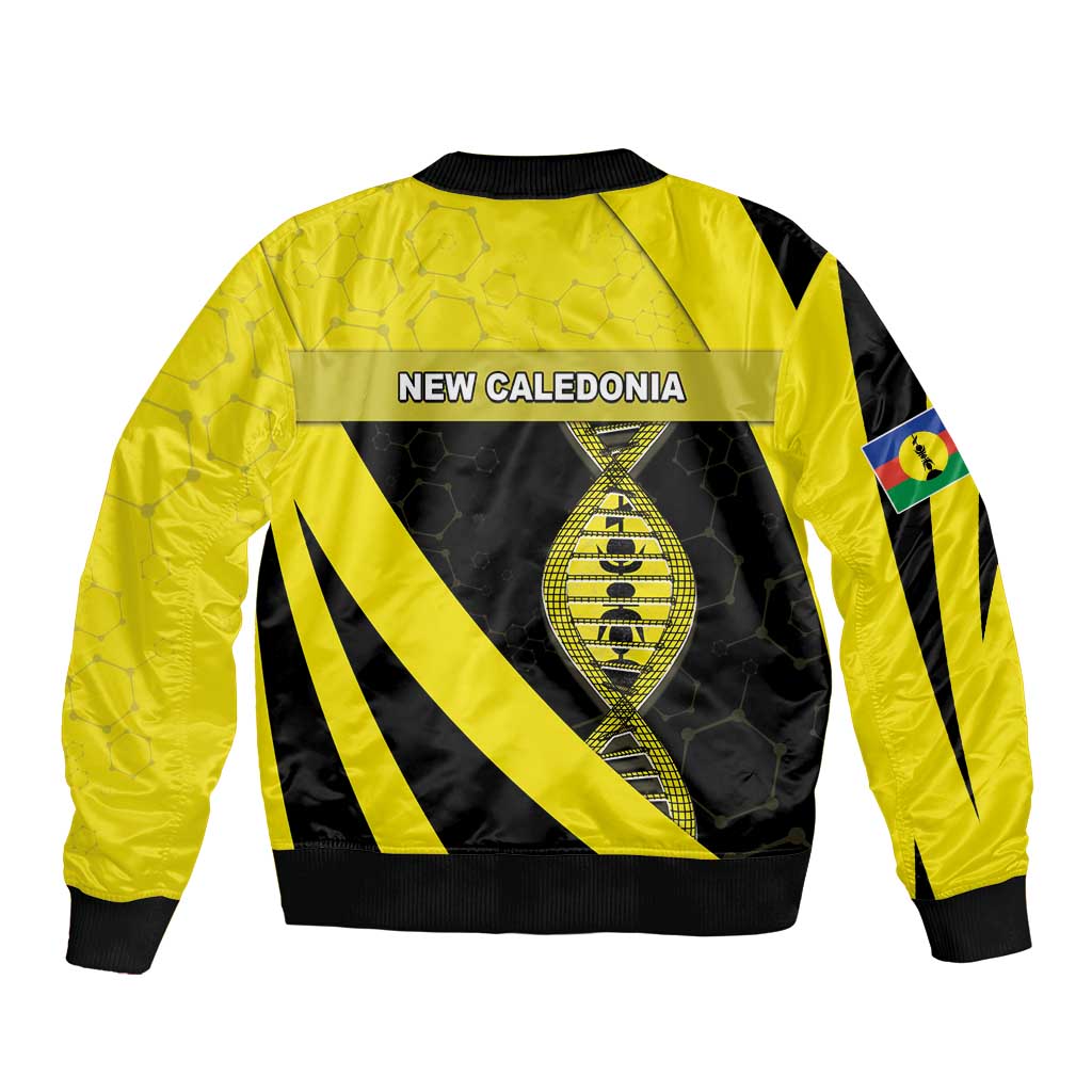 New Caledonia Is In My DNA Sleeve Zip Bomber Jacket - Polynesian Pride