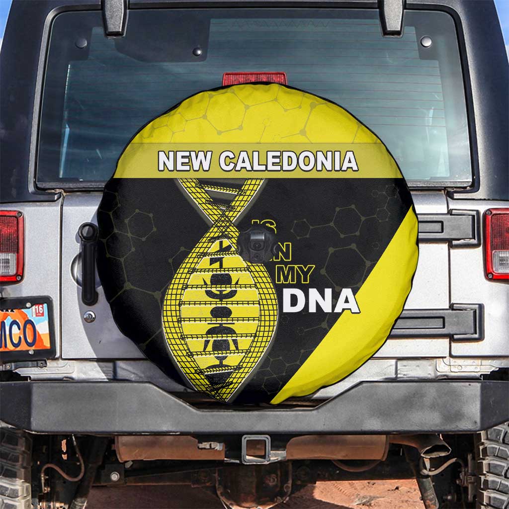 New Caledonia Is In My DNA Spare Tire Cover DT05 Yellow - Polynesian Pride