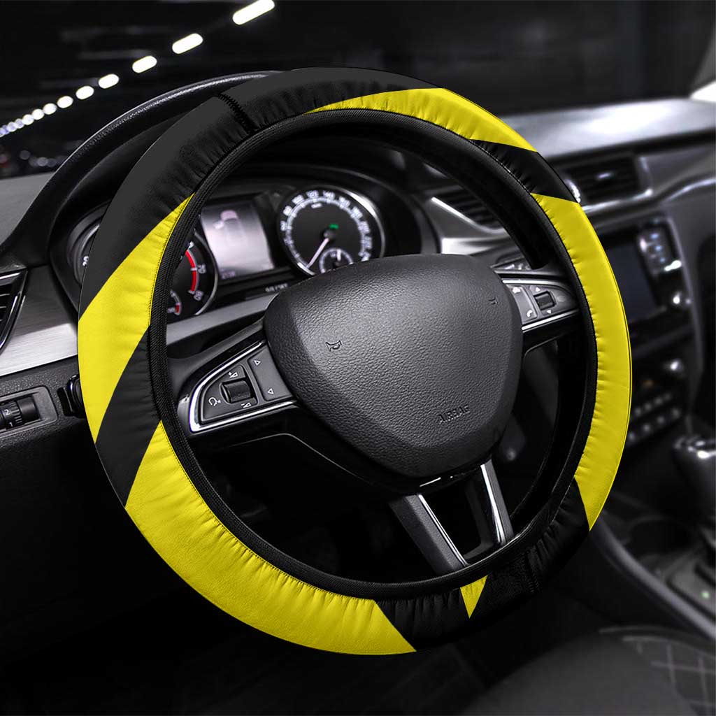 New Caledonia Is In My DNA Steering Wheel Cover DT05 Universal Fit Yellow - Polynesian Pride