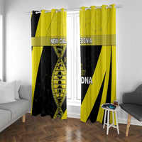 New Caledonia Is In My DNA Window Curtain - Polynesian Pride