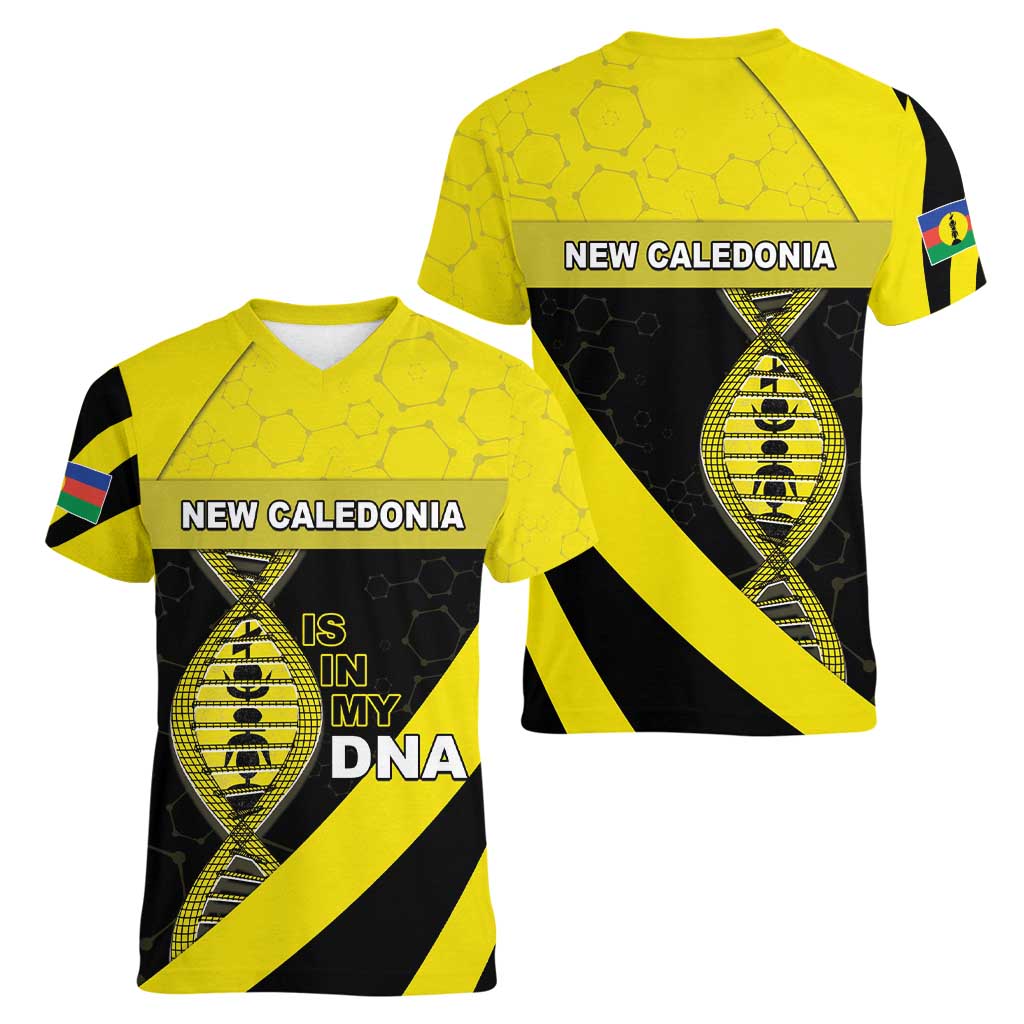 New Caledonia Is In My DNA Women V-Neck T-Shirt - Polynesian Pride
