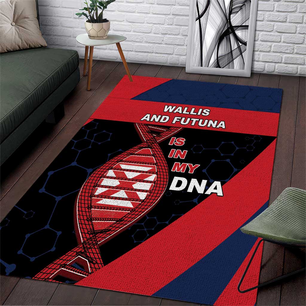 Wallis And Futuna Is In My DNA Area Rug - Polynesian Pride