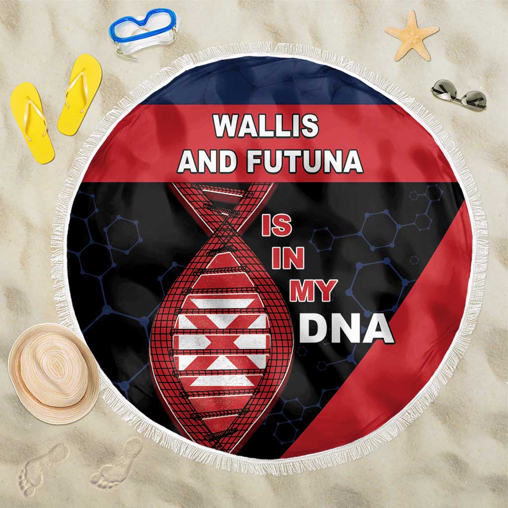Wallis And Futuna Is In My DNA Beach Blanket DT05 One Size 150cm Multicolor - Polynesian Pride