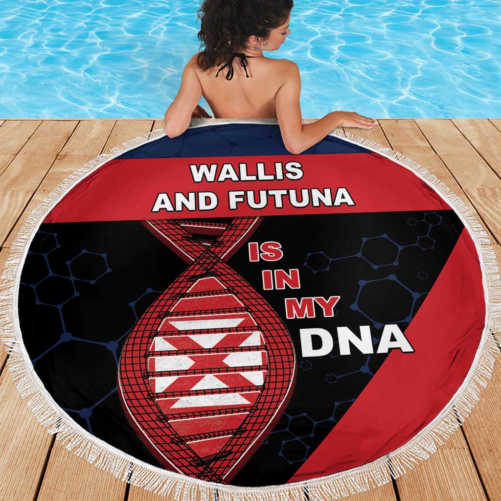 Wallis And Futuna Is In My DNA Beach Blanket - Polynesian Pride