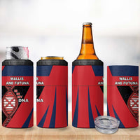 Wallis And Futuna Is In My DNA 4 in 1 Can Cooler Tumbler - Polynesian Pride