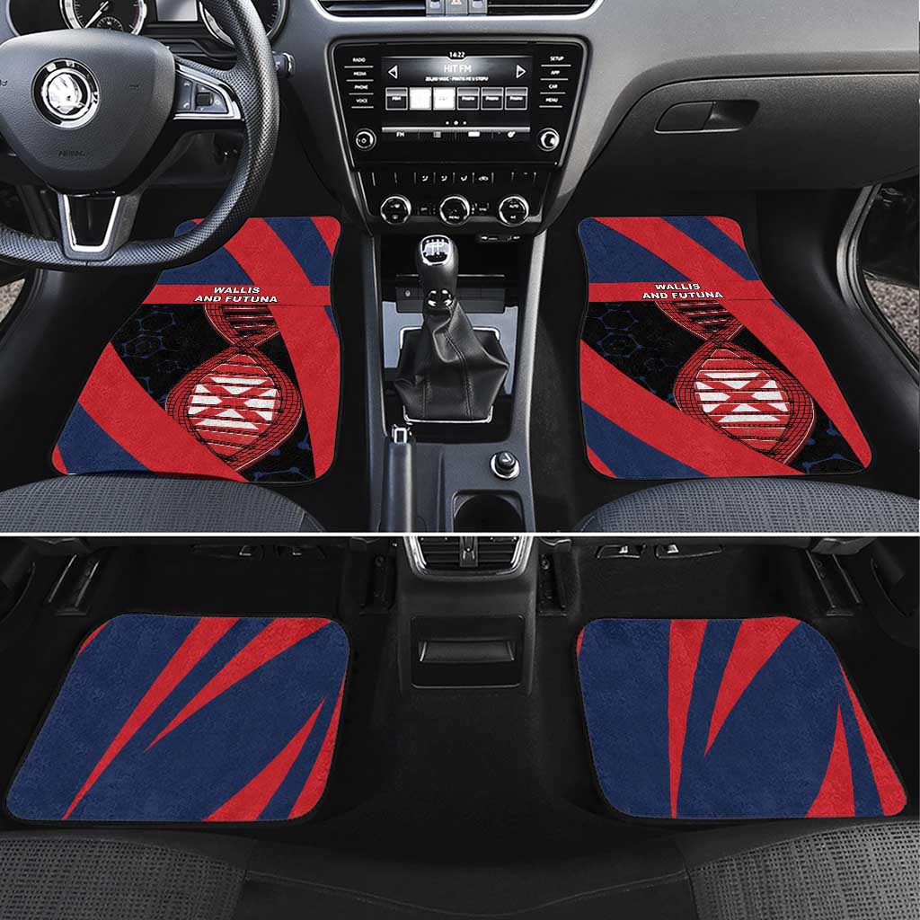 Wallis And Futuna Is In My DNA Car Mats DT05 Set 4pcs Multicolor - Polynesian Pride