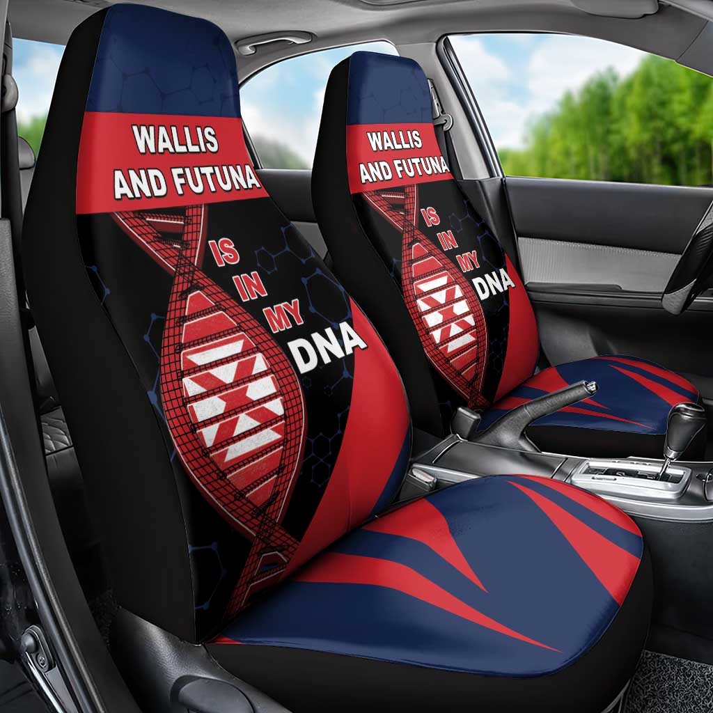 Wallis And Futuna Is In My DNA Car Seat Cover - Polynesian Pride