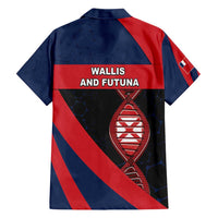Wallis And Futuna Is In My DNA Family Matching Off Shoulder Short Dress and Hawaiian Shirt - Polynesian Pride