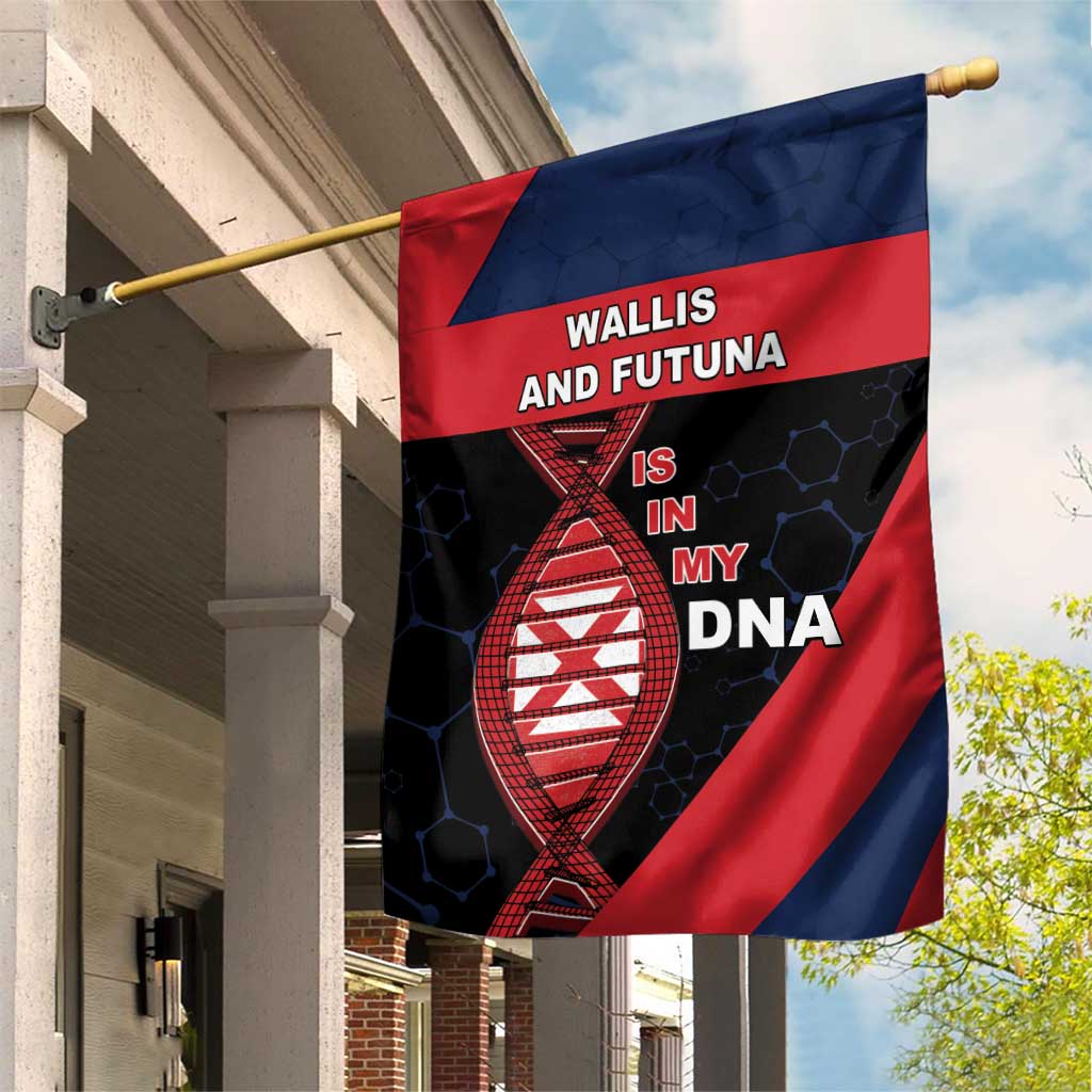 Wallis And Futuna Is In My DNA Garden Flag - Polynesian Pride