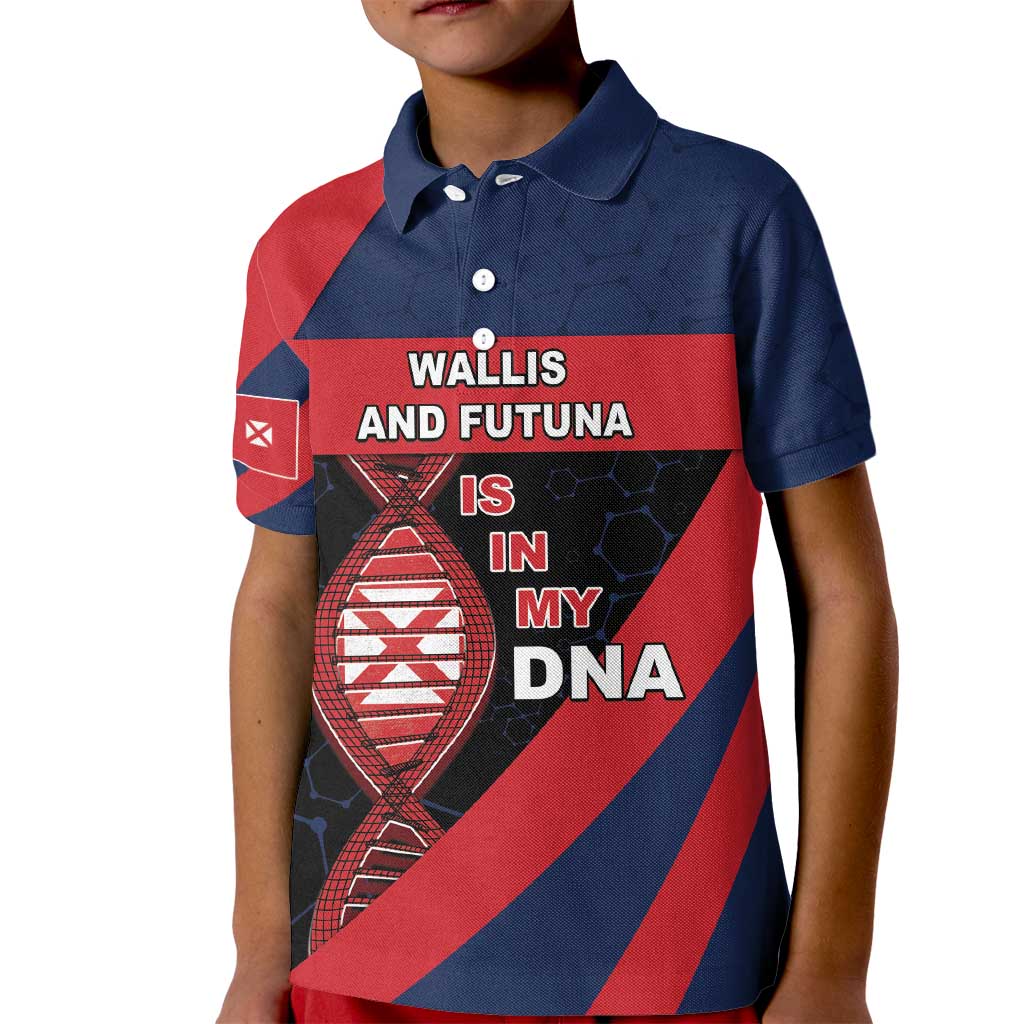 Wallis And Futuna Is In My DNA Kid Polo Shirt DT05 Kid Multicolor - Polynesian Pride
