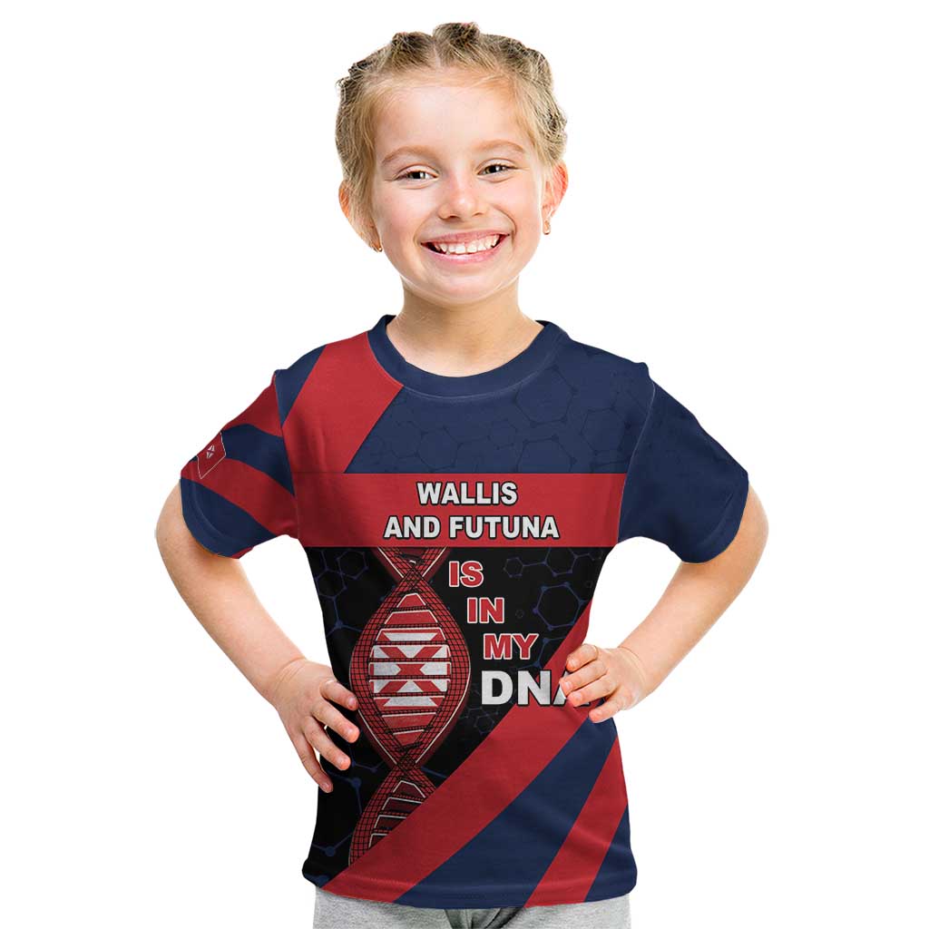 Wallis And Futuna Is In My DNA Kid T Shirt DT05 Multicolor - Polynesian Pride