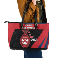 Wallis And Futuna Is In My DNA Leather Tote Bag - Polynesian Pride