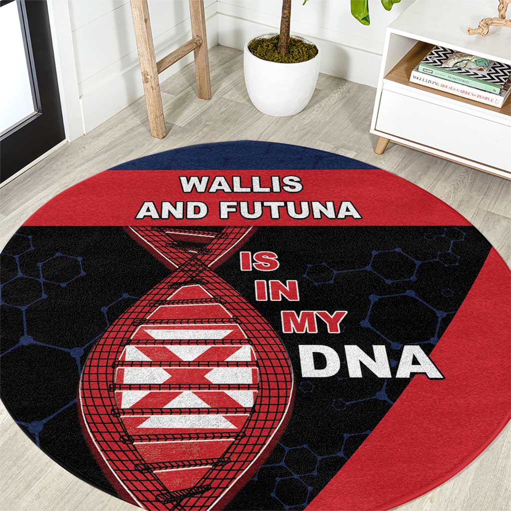 Wallis And Futuna Is In My DNA Round Carpet DT05 Multicolor - Polynesian Pride