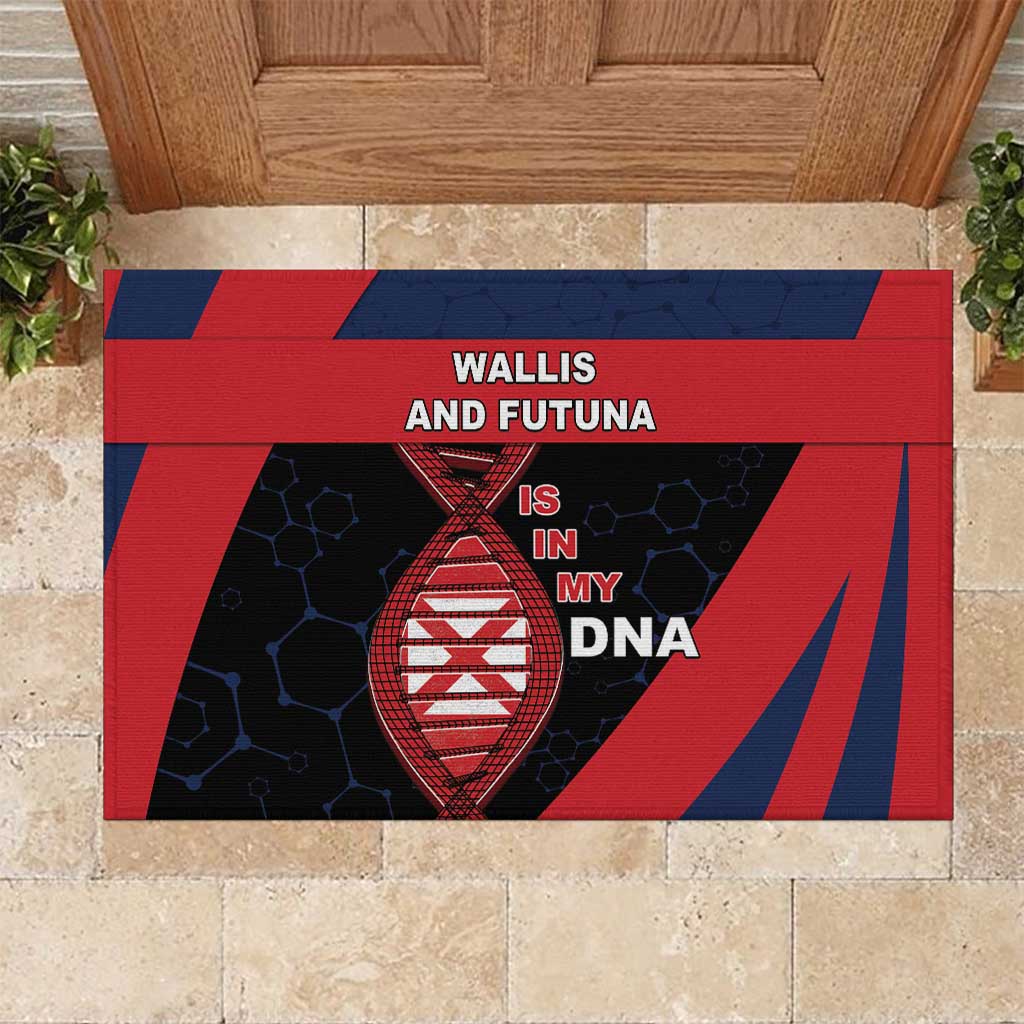 Wallis And Futuna Is In My DNA Rubber Doormat DT05 Multicolor - Polynesian Pride
