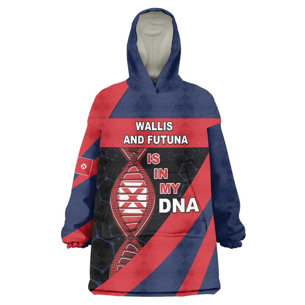 Wallis And Futuna Is In My DNA Wearable Blanket Hoodie DT05 One Size Multicolor - Polynesian Pride