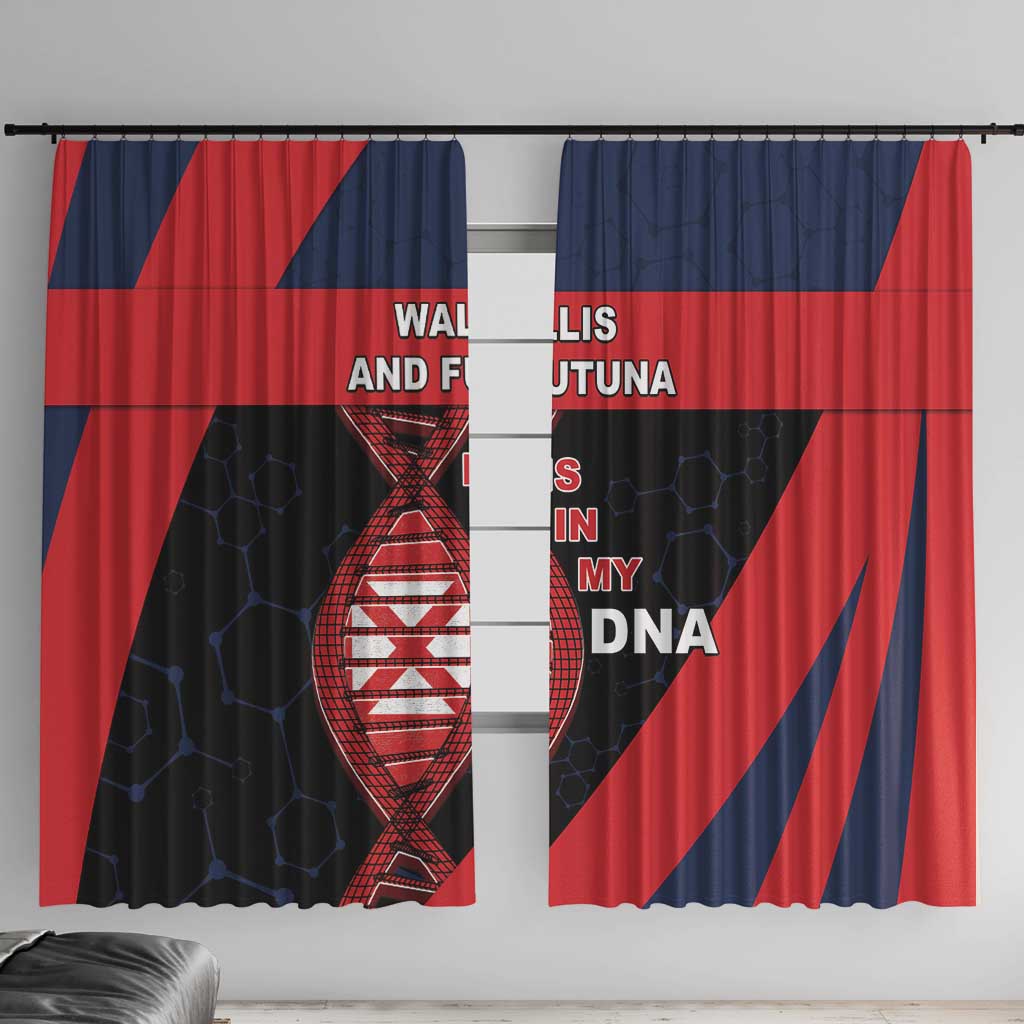 Wallis And Futuna Is In My DNA Window Curtain DT05 With Hooks Multicolor - Polynesian Pride