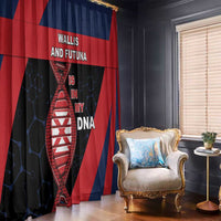Wallis And Futuna Is In My DNA Window Curtain - Polynesian Pride