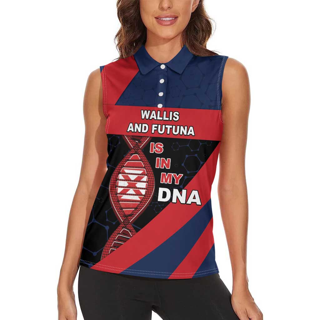 Wallis And Futuna Is In My DNA Women Sleeveless Polo Shirt - Polynesian Pride