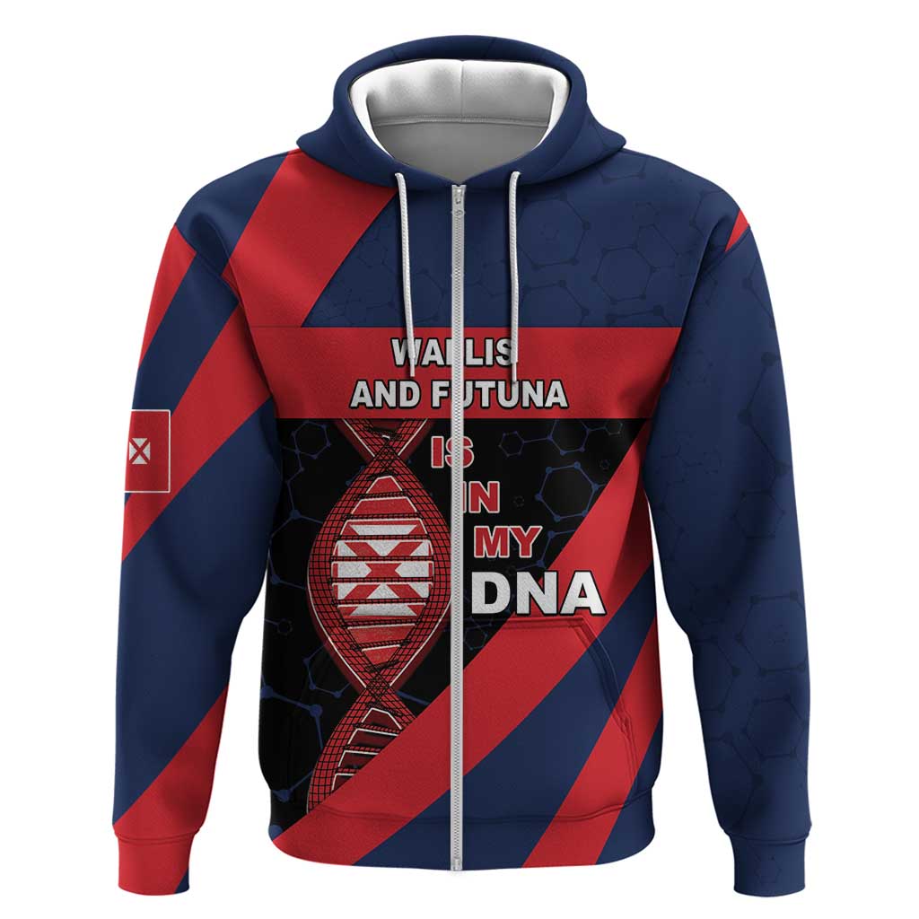 Wallis And Futuna Is In My DNA Zip Hoodie DT05 Zip Hoodie Multicolor - Polynesian Pride