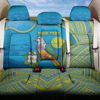 Personalised Palau Biib Bird Back Car Seat Cover Rur Flower And Rock Islands Patterns